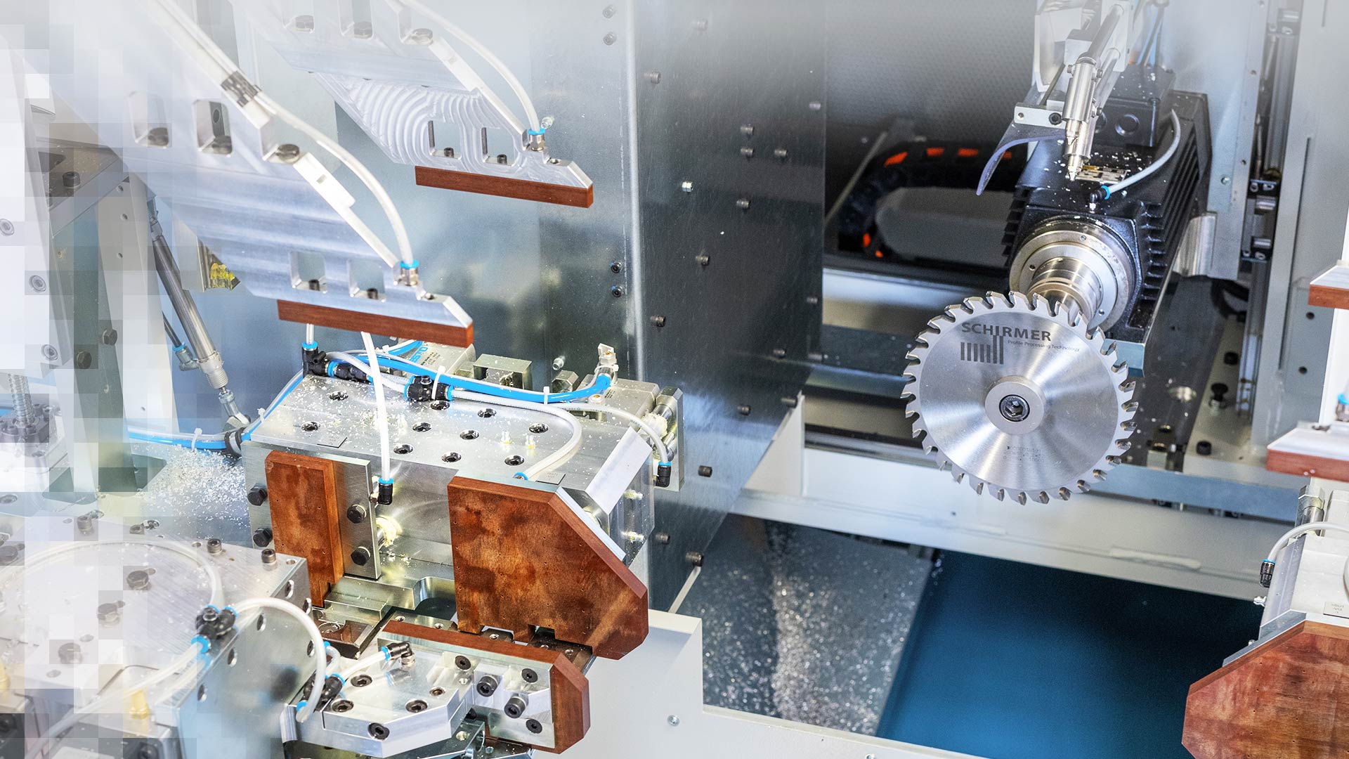 Profile machining lines aluminum and composites