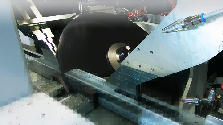Profile machining lines for steel and composites