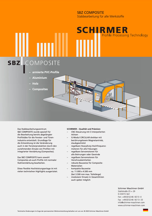 Data sheet SBZ COMPOSITE