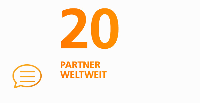 20 Partner weltweit